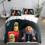 Despicable Me 4 Bedding Sets Bed Quilt Cover Pillow Case Halloween Cosplay Comforter Sets