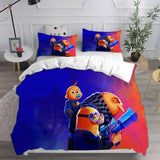 Despicable Me 4 Bedding Sets Bed Quilt Cover Pillow Case Halloween Cosplay Comforter Sets