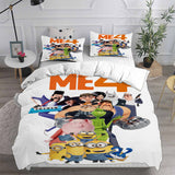 Despicable Me 4 Bedding Sets Bed Quilt Cover Pillow Case Halloween Cosplay Comforter Sets