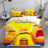 Despicable Me 4 Bedding Sets Bed Quilt Cover Pillow Case Halloween Cosplay Comforter Sets