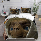 E.T. the Extra-Terrestrial Bedding Sets Bed Quilt Cover Pillow Case Halloween Cosplay Comforter Sets