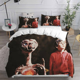 E.T. the Extra-Terrestrial Bedding Sets Bed Quilt Cover Pillow Case Halloween Cosplay Comforter Sets