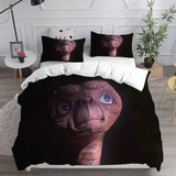 E.T. the Extra-Terrestrial Bedding Sets Bed Quilt Cover Pillow Case Halloween Cosplay Comforter Sets