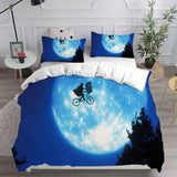 E.T. the Extra-Terrestrial Bedding Sets Bed Quilt Cover Pillow Case Halloween Cosplay Comforter Sets