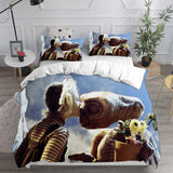 E.T. the Extra-Terrestrial Bedding Sets Bed Quilt Cover Pillow Case Halloween Cosplay Comforter Sets