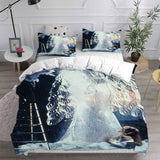 Edward Scissorhands Bedding Sets Bed Quilt Cover Pillow Case Halloween Cosplay Comforter Sets