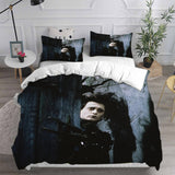 Edward Scissorhands Bedding Sets Bed Quilt Cover Pillow Case Halloween Cosplay Comforter Sets