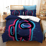 Game Among Us Cosplay Bedding Duvet Cover Halloween Comforter