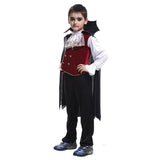 Boys Dark Vampire Child Halloween Cosplay Costume