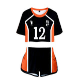 Haikyuu Cosplay Costume Hinata Shoyo Shirt Shorts Nishinoya Yuu Halloween Party Uniform