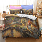 Justice League Batman Superman Cosplay Bedding Set Duvet Cover Halloween Sheets