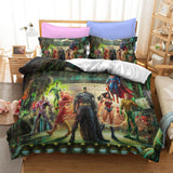 Justice League Batman Superman Cosplay Bedding Set Duvet Cover Halloween SheetsJustice League Batman Superman Cosplay Bedding Set Duvet Cover Halloween Sheets