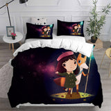 Little Misfortune Bedding Sets Bed Quilt Cover Pillow Case Halloween Cosplay Comforter Sets