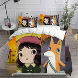 Little Misfortune Bedding Sets Bed Quilt Cover Pillow Case Halloween Cosplay Comforter Sets