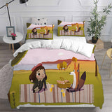 Little Misfortune Bedding Sets Bed Quilt Cover Pillow Case Halloween Cosplay Comforter Sets