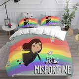 Little Misfortune Bedding Sets Bed Quilt Cover Pillow Case Halloween Cosplay Comforter Sets