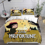 Little Misfortune Bedding Sets Bed Quilt Cover Pillow Case Halloween Cosplay Comforter Sets