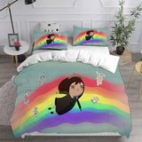 Little Misfortune Bedding Sets Bed Quilt Cover Pillow Case Halloween Cosplay Comforter Sets