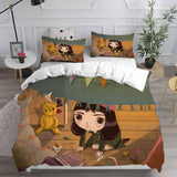 Little Misfortune Bedding Sets Bed Quilt Cover Pillow Case Halloween Cosplay Comforter Sets