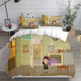 Little Misfortune Bedding Sets Bed Quilt Cover Pillow Case Halloween Cosplay Comforter Sets