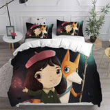 Little Misfortune Bedding Sets Bed Quilt Cover Pillow Case Halloween Cosplay Comforter Sets