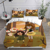 Little Misfortune Bedding Sets Bed Quilt Cover Pillow Case Halloween Cosplay Comforter Sets