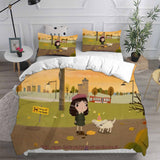 Little Misfortune Bedding Sets Bed Quilt Cover Pillow Case Halloween Cosplay Comforter Sets