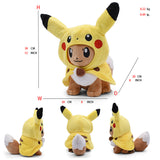 Pikachu Cosplay Plush Toy Soft Stuffed Doll Birthday Holiday Gifts