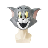 Tom and Jerry Latex Mask Cat and Mouse Masks Halloween Cosplay Props for Kids