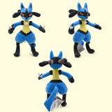 Pokémon Lucario Riolu Plush Toy Soft Stuffed Doll Birthday Holiday Gifts for Kids