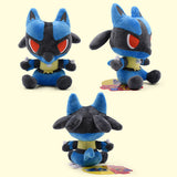 Pokémon Lucario Riolu Plush Toy Soft Stuffed Doll Birthday Holiday Gifts for Kids