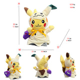 Pikachu Cosplay Plush Toy Soft Stuffed Doll Birthday Holiday Gifts