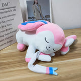 Sleeping Sylveon Plush Toy Soft Stuffed Gift Dolls for Kids Boys Girls