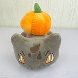 Sunflower Pumpkin Bulbasaur Plush Toy Soft Stuffed Doll Halloween Christmas Gifts