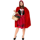 Plus Size Little Red Riding Hood Adult Women Halloween Costume
