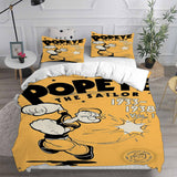 Popeye the Sailor Bedding Sets Duvet Cover Halloween Cosplay Comforter Sets