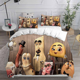 Sausage Party Bedding Sets Bed Quilt Cover Pillow Case Halloween Cosplay Comforter Sets