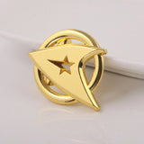 Star Trek Captain Logo Enamel Pin Lapel Badges Brooches Jewelry Accessories Holiday Gifts