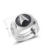 Star Trek Cosplay Ring Halloween Ornament for Men