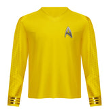 Star Trek Long Sleeve T-Shirts Round Neck Starfleet Uniforms Cosplay Costumes