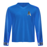 Star Trek Long Sleeve T-Shirts Round Neck Starfleet Uniforms Cosplay Costumes