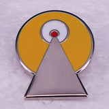 Star Trek Strange New Worlds Vulcan IDIC Badges Enamel Lapel Brooch College Pins Ornament 2 PCS