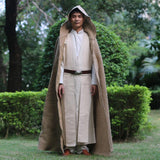 100% Original NEW Star Wars Jedi Luke Skywalker Custom Cosplay Costume Made Full Set COS Halloween Costume Christmas