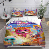 Super Kitties Bedding Sets Bed Quilt Cover Pillow Case Halloween Cosplay Comforter Sets