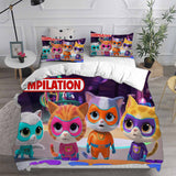 Super Kitties Bedding Sets Bed Quilt Cover Pillow Case Halloween Cosplay Comforter Sets