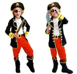 Boy's Halloween Pirates Of The Caribbean Jack Cosplay Costume