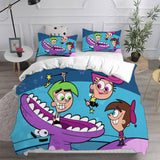 The Fairly OddParents Bedding Sets Duvet Cover Halloween Cosplay Comforter Sets