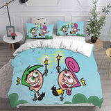 The Fairly OddParents Bedding Sets Duvet Cover Halloween Cosplay Comforter Sets