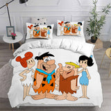 The Flintstones Bedding Sets Bed Quilt Cover Pillow Case Halloween Cosplay Comforter Sets