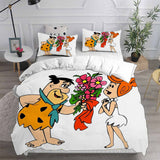 The Flintstones Bedding Sets Duvet Cover Halloween Cosplay Comforter Sets